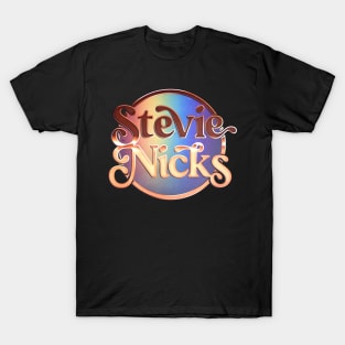 Stevie Nicks -- Retro 70s Style Original Typography Design T-Shirt